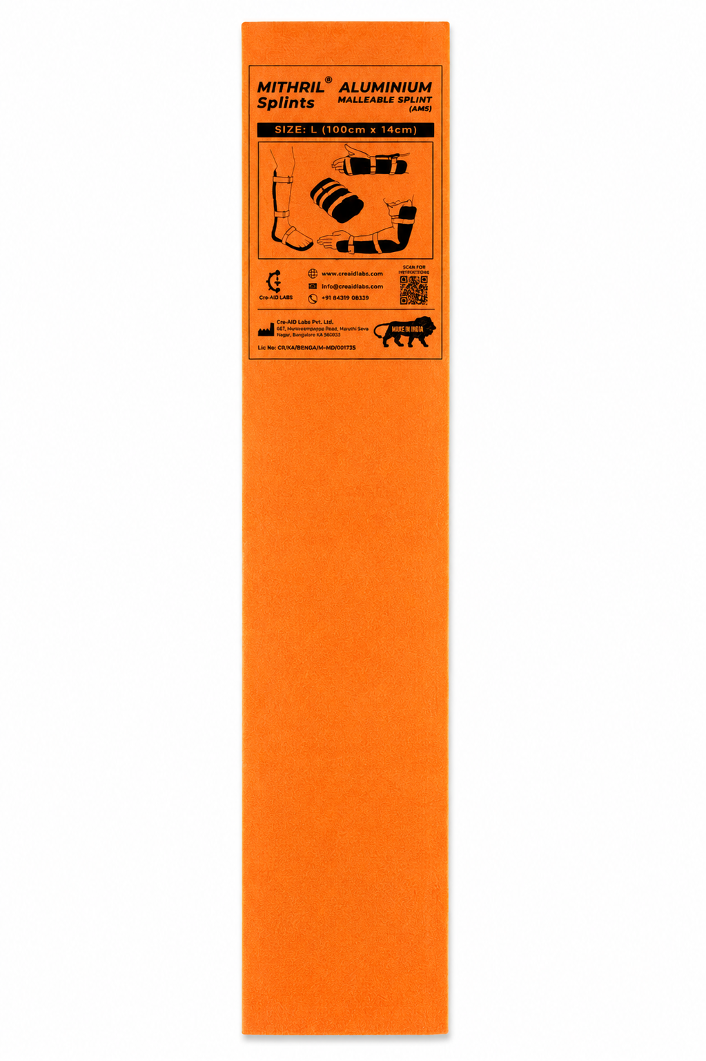Aluminium Malleable Splint (AMS)| SIZE LARGE (L)