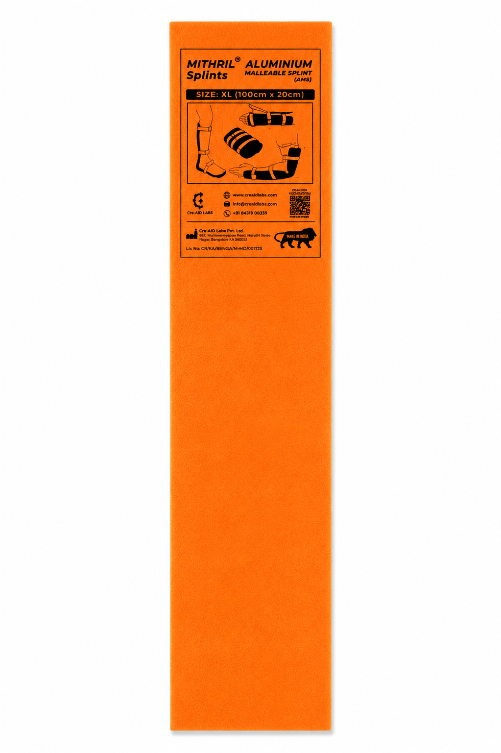 Aluminium Malleable Splint (AMS)| SIZE EXTRA LARGE (XL)